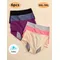 6 pezzi Plus Size intimo femminile intimo donna a prova di perdite più slip traspiranti a vita alta elasticizzati per il controllo della pancia 0XL-5XL
