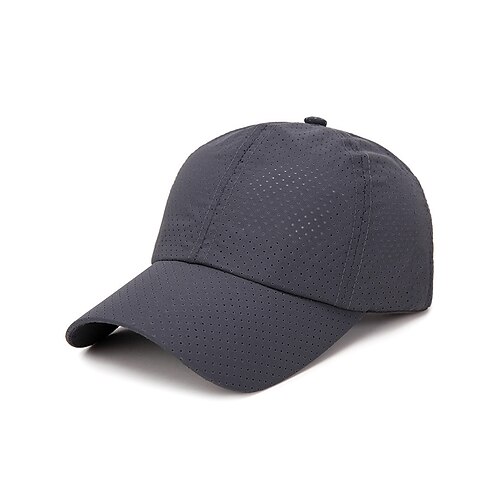 Leichte, atmungsaktive Baseballkappe für Herren – schnelltrocknende Mesh-Sportmütze mit verstellbarer Metallschnalle zum Laufen, Golfen, Wandern und für den Alltag Image