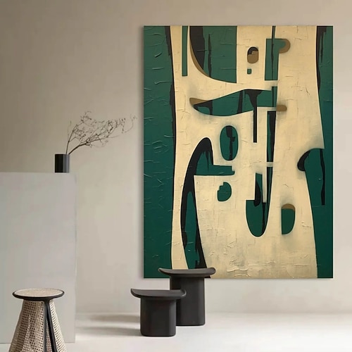 handgefertigte Ölgemälde Leinwand Wandkunst Dekoration moderne einfache abstrakte für Wohnkultur gerollt rahmenlose ungedehnte Malerei Image