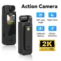 Schermo da 1.3 pollici 1080P HD WiFi Mini fotocamera Videoregistratore digitale portatile Polizia BodyCam Videocamera sportiva per visione notturna a infrarossi