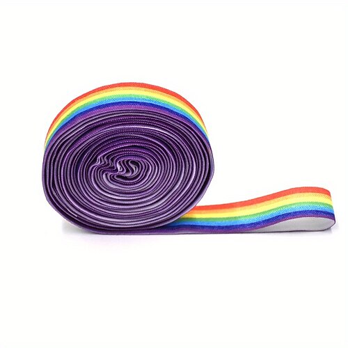 1 Stück leuchtendes, mehrfarbiges Springseil, 118,11 Zoll lang, elastisches Weitsprungseil für Fitness und Training, ideal für Familienfeiern und Workouts, Trainingsgeräte, leuchtendes Springseil,