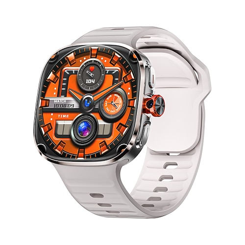 LOKMAT APPLLP 6 MAX Smartwatch 2.16 Zoll 4G LTE Mobilfunk-Smartwatch 3G 4G 3G Schrittzähler Anruferinnerung Aktivitäts-Tracker Kompatibel mit Android iOS Damen Herren GPS Freisprechanrufe