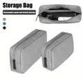 Borsa portaoggetti impermeabile per accessori digitali Borsa portaoggetti da viaggio portatile di grande capacità per fascia per cavo USB per telefono cellulare