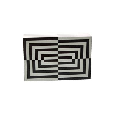Jonathan Adler Large Op Art Lacquer Box