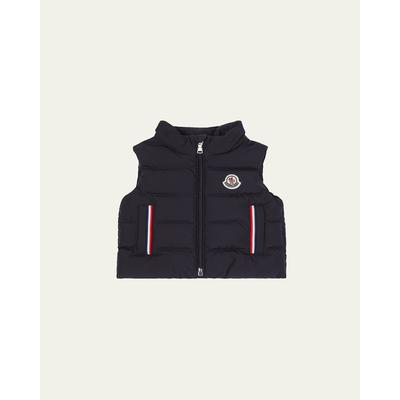 Moncler Boy's Buang Down Vest with Hood