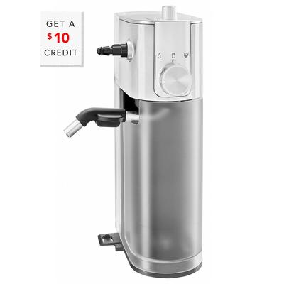 KitchenAid Kitchenaid Metal Automatic Silver Milk Frother Attachment For Espresso Machine$10 Credit With $10 Credit