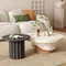 Cute modern coffee tables Premium space saving luxury round side table Esthetisch minimalistisch Mesa