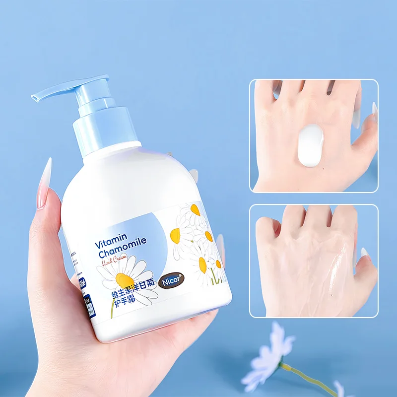 Nicor ​ ​ Vitamin-Kamillen-Handcreme, feuchtigkeitsspendend und feuchtigkeitsspendend, um Trockenheit und Risse zu verhindern Image