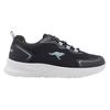 Sneaker KANGAROOS "K-NJ STEPPER OS", Gr. 36, raven, stone grün, Textil, sportlich, Schuhe