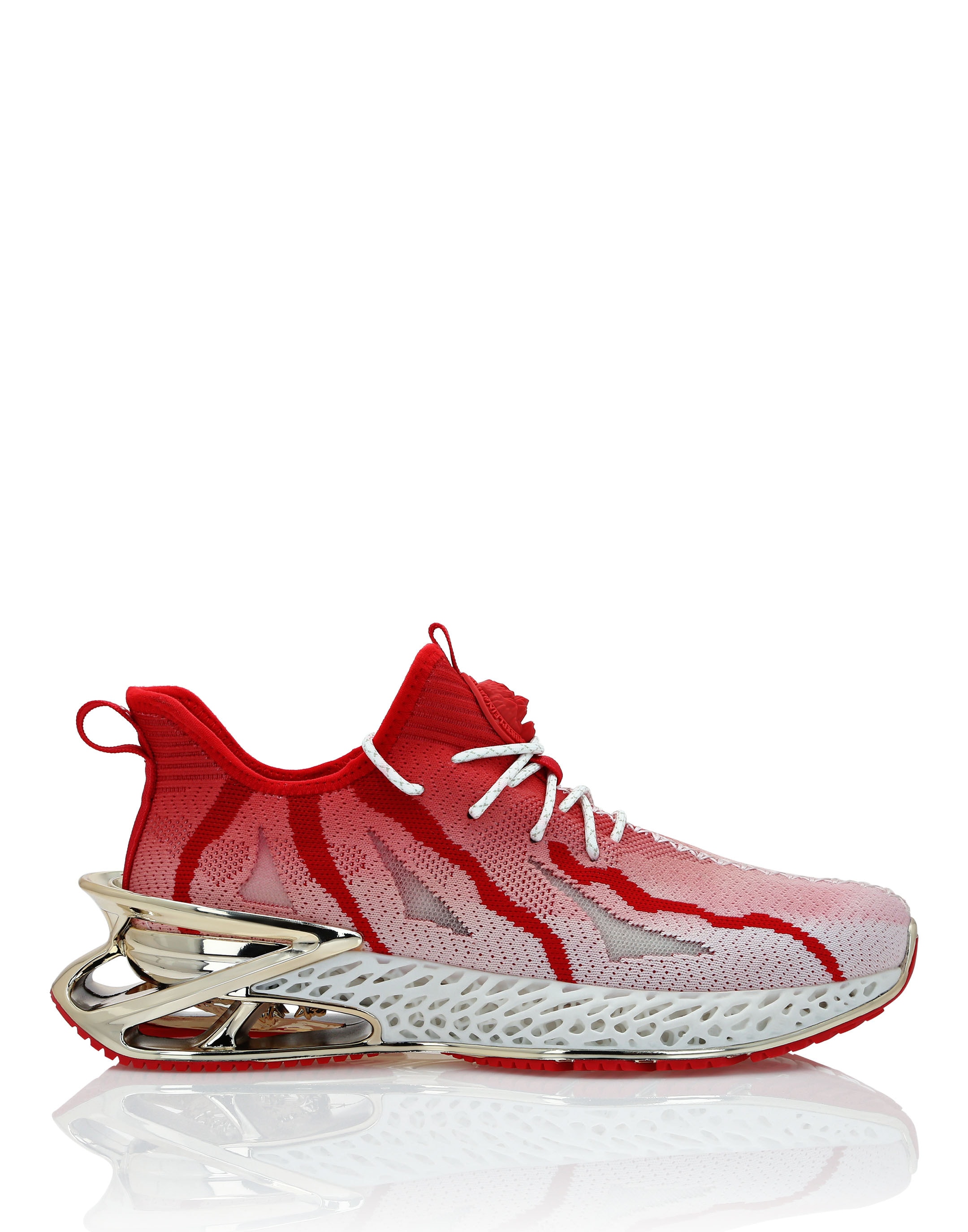 Sneaker PLEIN SPORT "The Lighting Edition Gen.x.02", Gr. 42, Normalschaft, rot (13, rot), Schuhe