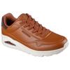 Sneaker SKECHERS "UNO - HARRY KANE", Herren, Gr. 47,5, braun, Leder, casual, Schuhe, Keilsneaker, Sneaker mit Luftkissen