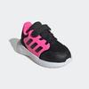 Klettschuh ADIDAS SPORTSWEAR "TENSAUR RUN 3.0 KIDS", Gr. 24, core schwarz, core schwarz, lucid pink, Textil, Synthetik, sportlich, Schuhe, für Kinder