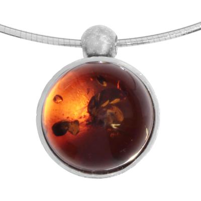 Halsreif OSTSEE-SCHMUCK "Ostsee-Schmuck Halsreif mit Anhänger" Gr. 42, silber (silberfarben), Halsketten, Damen, 42cm, Silber 925 (Sterlingsilber), L: 42cm Image