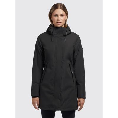 Anorak KHUJO "IZAF2", Damen, Gr. XXL, grau, 100% Polyester, unifarben, casual, regular fit Po-bedeckend, Langarm eingesetzt elastischer Bund mit Windstopper, Jacken Image