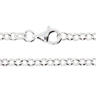 Silberkette OSTSEE-SCHMUCK "Ostsee-Schmuck Kette Erbs 4,0 mm Kette Erbs 4,0 mm" Gr. 45, silber (silberfarben), Halsketten, Damen, 45cm, Silber 925 (Sterlingsilber), L: 42cm
