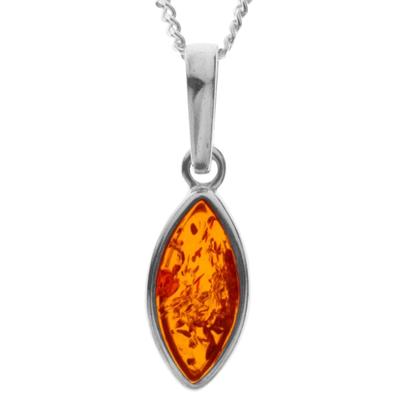 Kette mit Anhänger OSTSEE-SCHMUCK "Ostsee-Schmuck Kette mit Anhänger Tadira" Gr. 50, silber (silberfarben), Halsketten, Damen, 50cm, Silber 925 (Sterlingsilber), L: 42cm Image