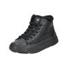 Sneaker GEOX "Geox Sneaker Leder/Synthetik", Gr. 38, schwarz, Leder, Synthetik, casual, Schuhe