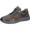 Schnürschuh WALDLÄUFER "K-JOHN", Herren, Gr. 7,5 (41), braun (braun, schwarz), Nappaleder, Nubukleder, Veloursleder, sportlich, Schuhe, Komfortschuh, Halbschuh, Sneaker in Extraweite K für den kräftigen Fuß