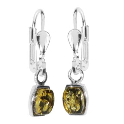 Paar Ohrhänger OSTSEE-SCHMUCK "Ostsee-Schmuck Ohrhänger Mandy Ohrhänger Mandy", weiß, Ohrringe, Damen, 24 x 6mm, Silber 925 (Sterlingsilber) Image
