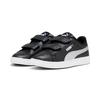 Sneaker PUMA "SMASH 3.0 GLITZ GLAM V PS", Gr. 31, schwarz (puma schwarz, puma silber, puma weiß), Synthetik, unifarben, sportlich, Schuhe