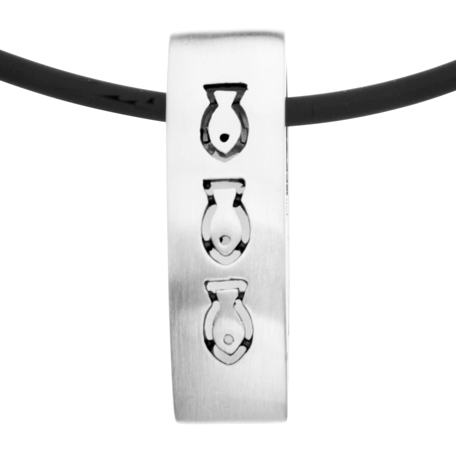 Halsreif OSTSEE-SCHMUCK "Ostsee-Schmuck Halsreif mit Anhänger Fisch - Kautschukreif" Gr. 50, silber, Halsketten, Damen, 50cm, Silber 925 (Sterlingsilber), L: 42 Image