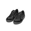 Sneaker GEOX "U ELVER", Herren, Gr. 44, schwarz, Synthetik, Textil, Leder, casual, Schuhe, Schnürschuh, Freizeitschuh mit Textilfutter