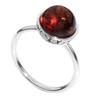 Fingerring OSTSEE-SCHMUCK "Ostsee-Schmuck Ring Kugel 10 mm-Sarah Vicenca" Gr. 58, silber (silberfarben), Fingerringe, Damen, Gr. 58 (18,5), Silber 925 (Sterlingsilber)