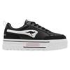 Sneaker KANGAROOS "KANGALIFT APEX", Gr. 40, schwarz-weiß (jet schwarz, weiß), Synthetik, sportlich, Schuhe