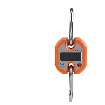 Tragbare Kran-LCD-Digital-Elektronik-Haken-Hängewaage, Schlaufenwaage, Orange - Ahlsen Image