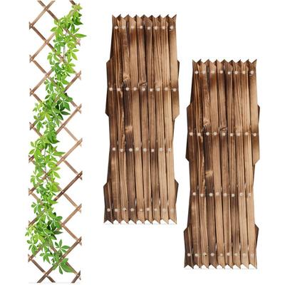 Rankgitter, ausziehbar, 3er Set, Rankhilfe für Kletterpflanzen, 180 cm, Garten, Balkon & Terrasse, Image
