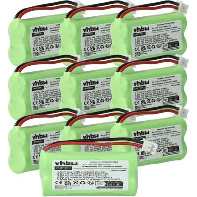 Vhbw - 10x Akku Ersatz für V30145-K1310-X359, S30852-D1640-X1, T382, T436-U1 für schnurlos Festnetz Image
