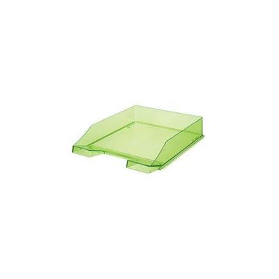 Briefablage klassik din A4 din C4 Polystyrol Farbe: grün transparent Image
