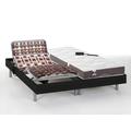 Set relax sole sospensioni 100% lattice 2 x 90 x 200cm Nero 5 zone motori OKIN - JUPITER di DREAMEA