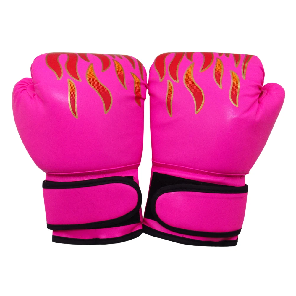 2 Stück Kickboxen Boxhandschuhe Atmungsaktive Kinder Kinder Muay Thai Kampfhandschuhe Image