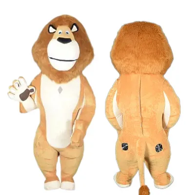 Aufblasbare Löwe Maskottchen Kostüm für Werbe veranstaltung Cosplay Erwachsenen Maskottchen Kostüm Cartoon Tier Anime Riesen Halloween Anzug Image