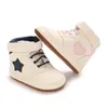 Neugeborene Baby Klassische Turnschuhe Stern Spleißen Baby Casual Schuh Anti-rutsch Hundert Walking Baby Jungen Mädchen Baby Schuhe 0-18 monate