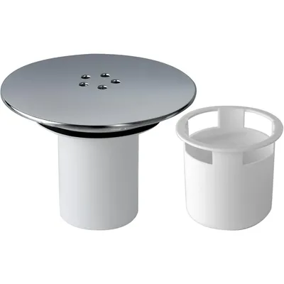 Replacement of Shower Drain Cover, Chrome Plated Shower Trap Cover, Shower Drain Cover, 90mm/115mm, Detachable