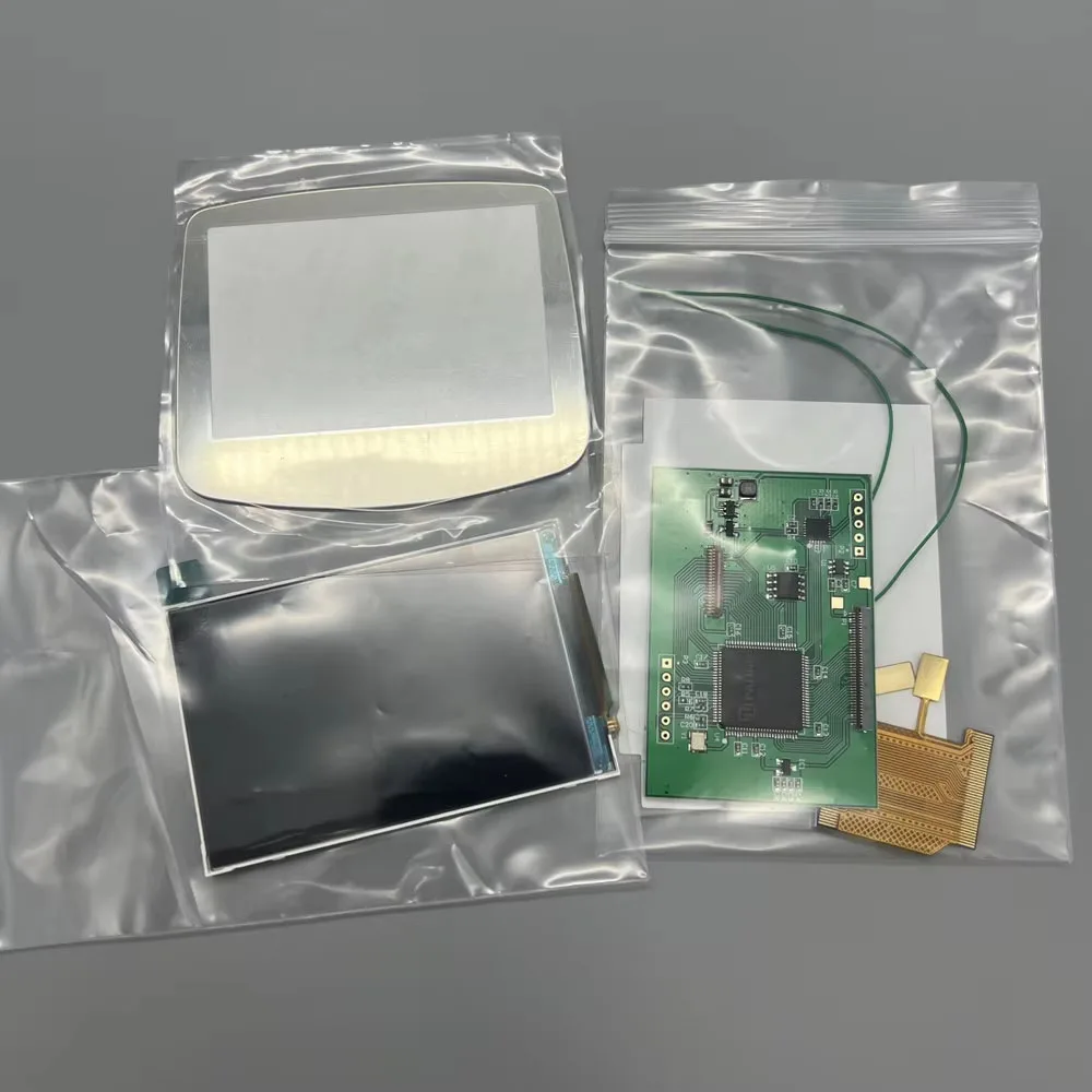3,0 "Original Größe IPS LCD Bildschirm Für GBA Cut-freies shell Kein schweißen Bildschirm Für Gameboy Advance GBA Highlight helligkeit LCD Image