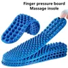 1 paar Finger Druck Bord Massage Einlegesohle Entlasten Fuß Müdigkeit Schuhe Einlegesohlen Männer Frau Schuh Pads Weiche Sport Casual Schuhe pad