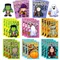 8 Stück Cartoon Halloween Karte Aufkleber niedlichen Cartoon Harajuku Zeichen Laptop Gepäck Gitarre Skateboard wasserdichte Abziehbilder Aufkleber