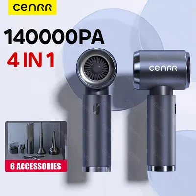 Cenrr 140000pa Auto Staubsauger starke Saugkraft kabelloses kabelloses Mini-Hand gebläse für Haushalts geräte Image