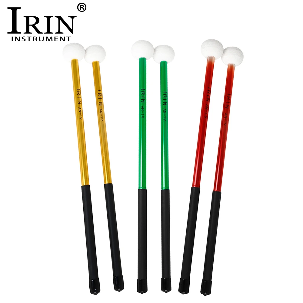 Irin timpani Drum Mallets Drumsticks Aluminium legierung rutsch fester Griff Drum Stick Percussion Instrumente Teile & Zubehör Image