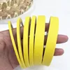 Gelbes Papierband in 3 Größen – 3/6 Rollen künstlerisch zum Spritzlackieren, Maskieren, Nagelkunst, Kleidungsschneiden, kreative DIY-Projekte, 20 m