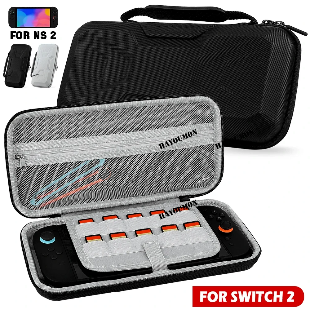 Limited Edition Tasche für NS Switch 2, tragbare Hart-PU + EVA-Tragetasche, stoßfeste Abdeckung, Aufbewahrungstasche für Switch 2-Spielzubehör Image