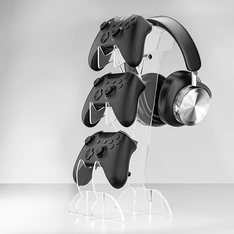 Geeignet für PS 5/PS4/Switch Universalgriff/Kopfhörer dreischichtige Halterung Image