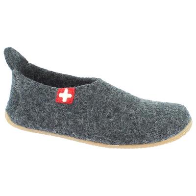 Living Kitzbühel - Slipper Schweizer Kreuz No. 4249 - Hüttenschuhe 37 | EU 37 grau Image