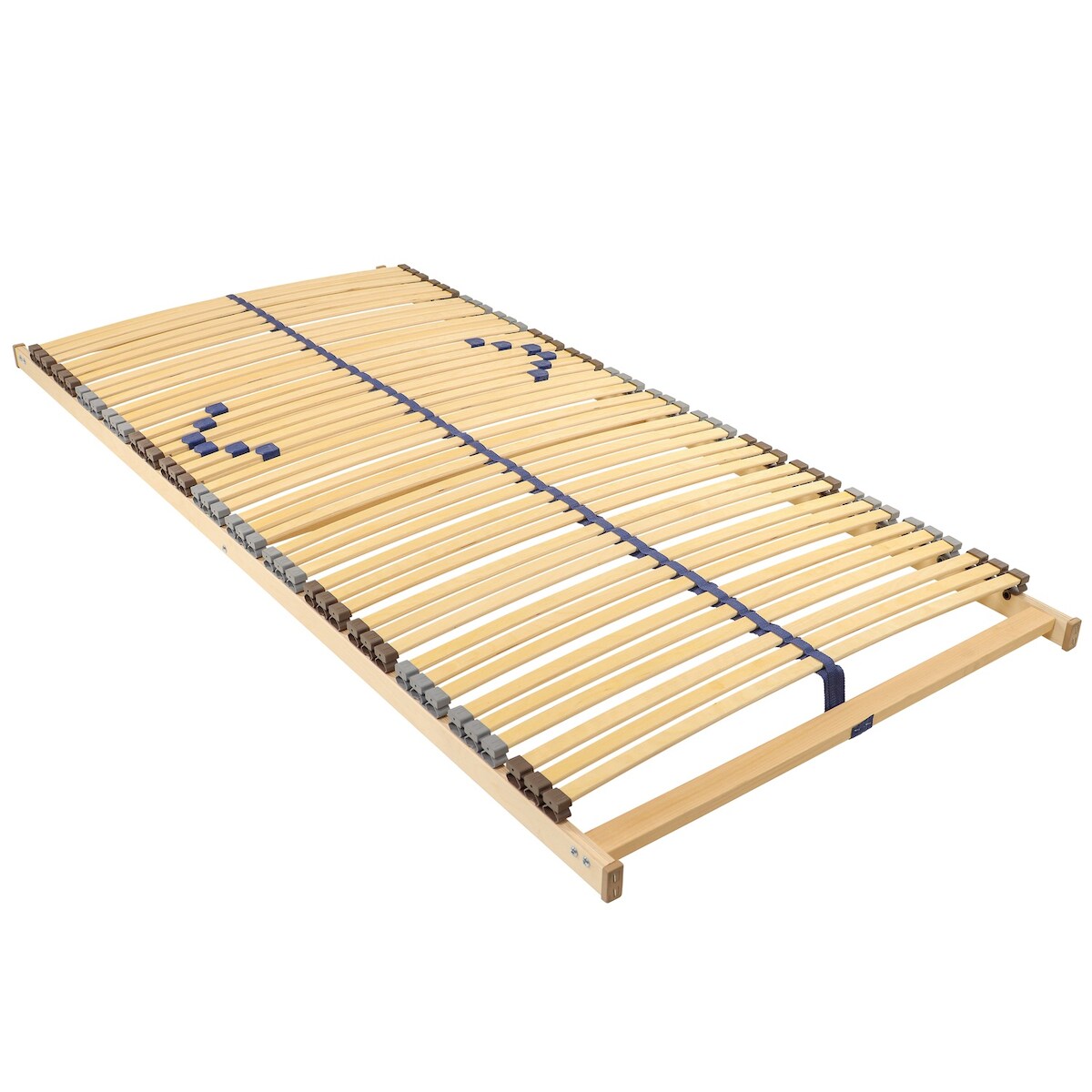 Sleepneo Lattenrost 80x200 cm vormontiert Blauer Engel-Zertifizierung 42 Latten 7-Zonen Birkenschichtholz belastbar 150 Kg Made in Germany Image