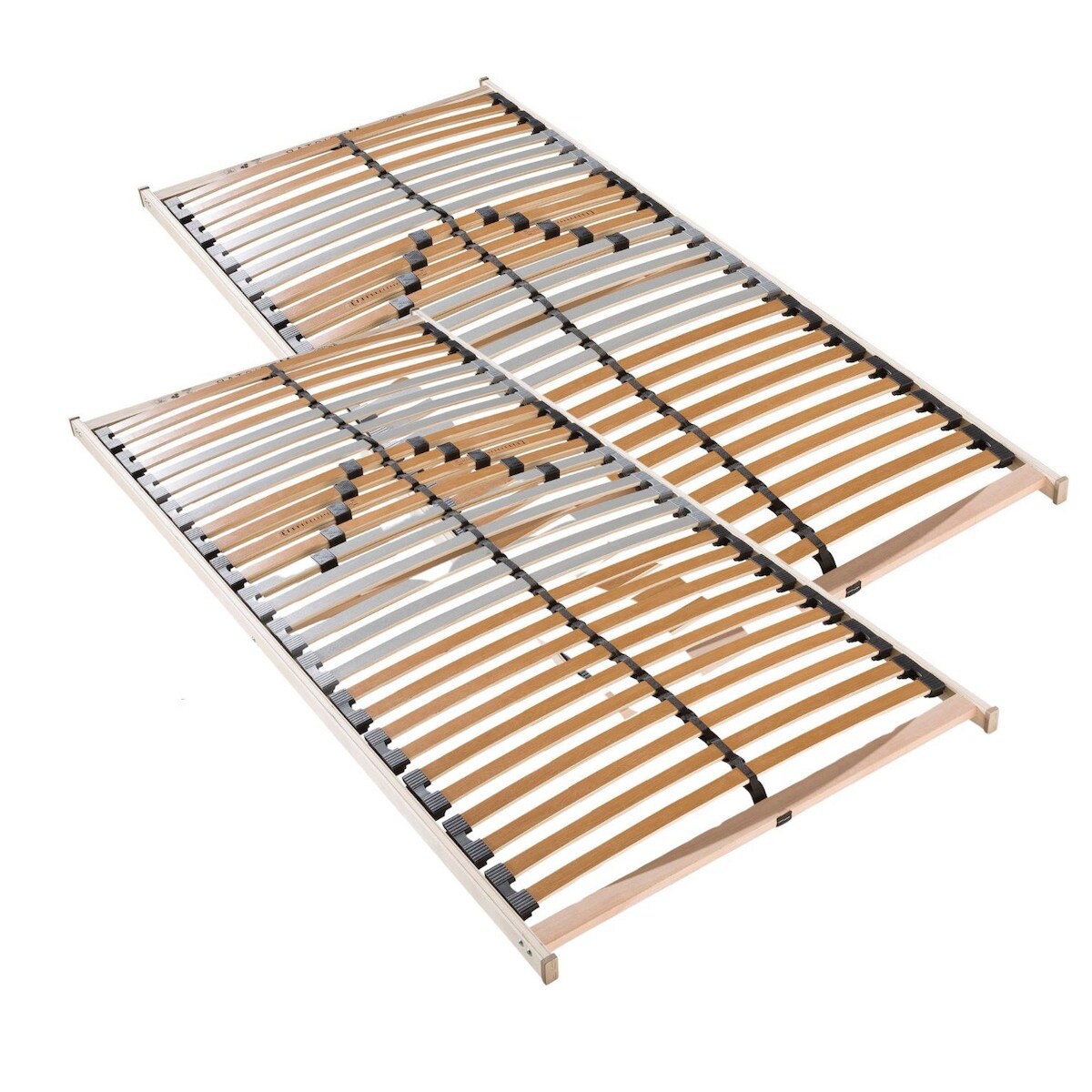 Sleepneo Lattenrost 160x200 cm vormontiert 28 Latten 5-Zonen belastbar ca. 150 Kg Birkenschichtholz Made in Germany Image