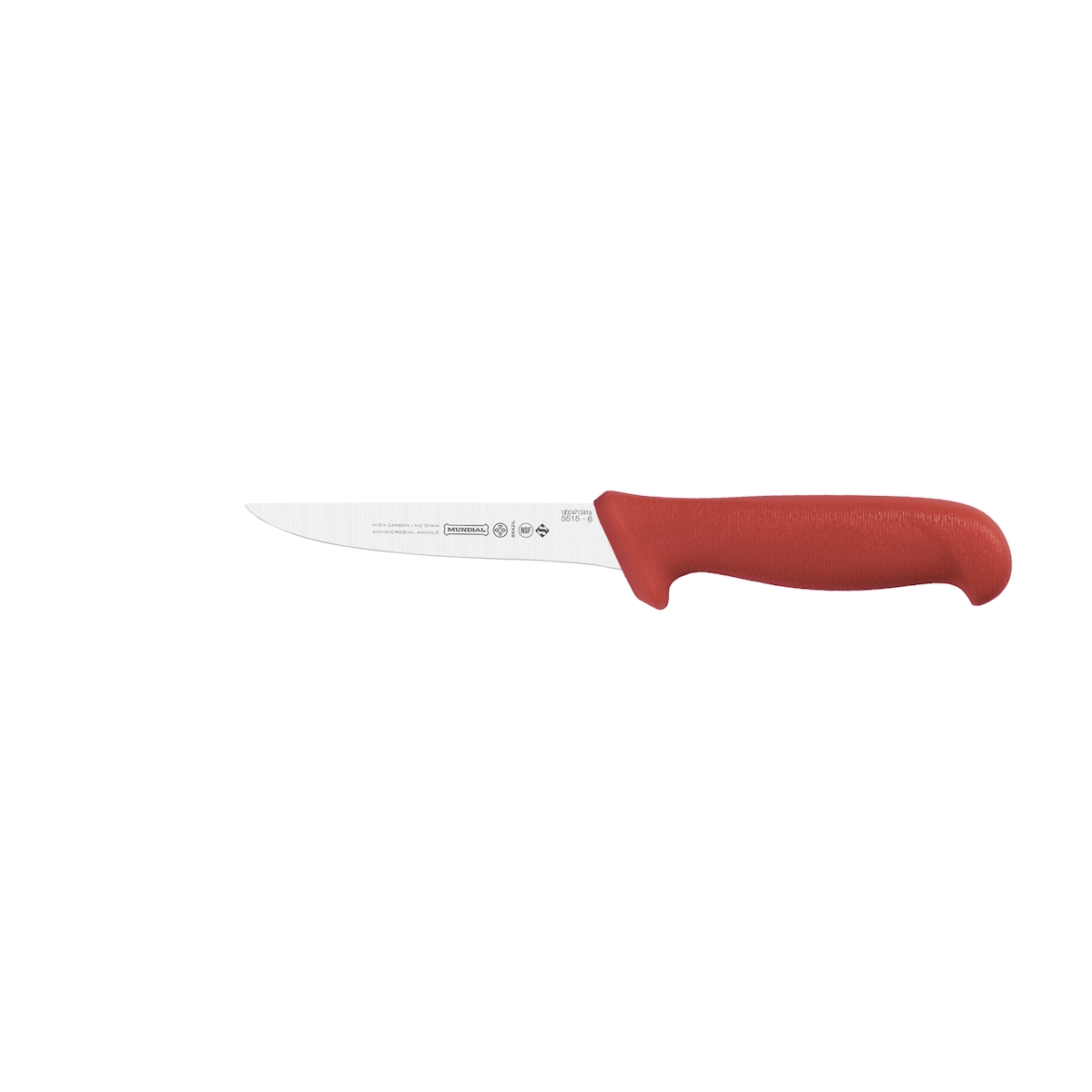 MUNDIAL, Ausbeinmesser, (5515-6), 15.2CM, Breite gerade Klinge, Rot, Edelstahl Image