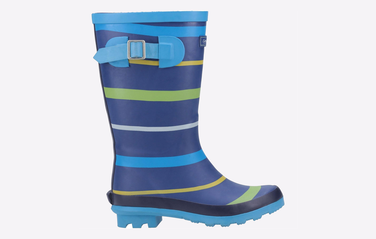 Cotswold Streifen Wellington Kinder Gummistiefel Image